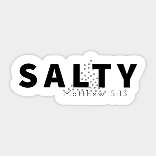 Salty Christian Sticker